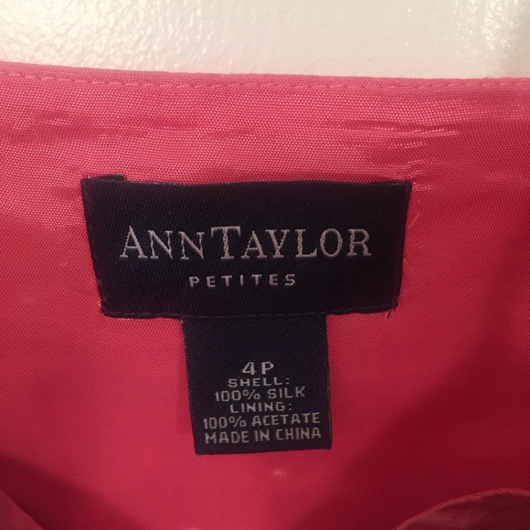 Vintage Ann Taylor 100% Silk Pink Stripe Camisole - Picture 7 of 8